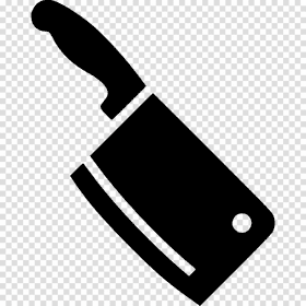 Stylish Black Knife Block for Kitchen Use PNG