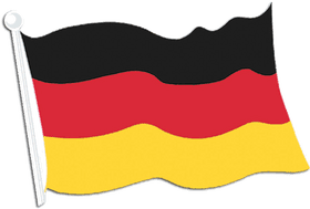 German National Flag Representation PNG
