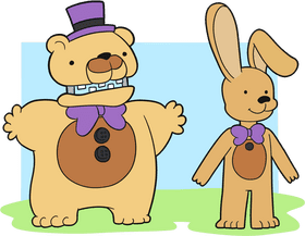 Poop-tastic Pals The Whimsical Duo PNG