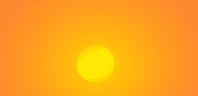 Golden Horizon at Sunset Serenity PNG