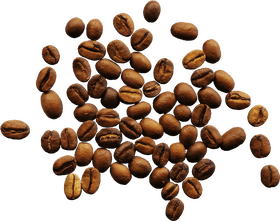 Coffee Bean Bliss A Rustic Aroma Experience PNG