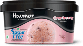 Cranberry Delight Sugar-Free Ice Cream PNG