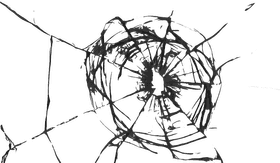 Shattered Reflections The Art of Broken Glass PNG