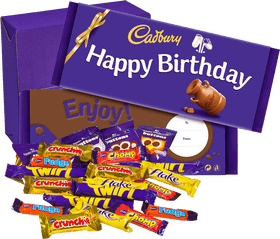 Chocolate Delight Birthday Gift Box PNG