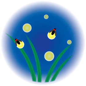 Enchanting Night Market A Glow in the Dark PNG