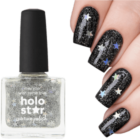 Starry Night Nail Polish Magic PNG
