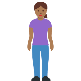 Microphone Stand with Friendly Performer PNG