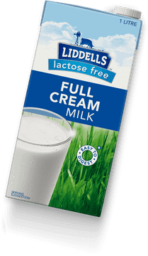 Delicious Full Cream Milk Carton for Easy Digestion PNG
