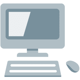 Modern Desktop Computer Setup with Accessories PNG