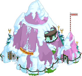 Volcano Wonderland A Festive Chill Adventure PNG