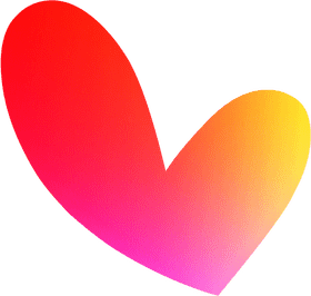 Vibrant Heart of Love and Passion PNG