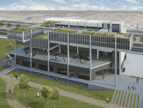 Modern University Campus with Innovative Architecture PNG