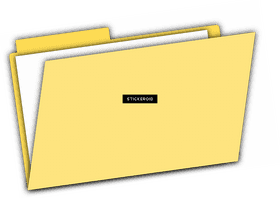 Colorful Folder for Creative Organization PNG