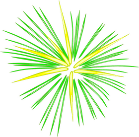 Radiant Firework Sparkler Display PNG