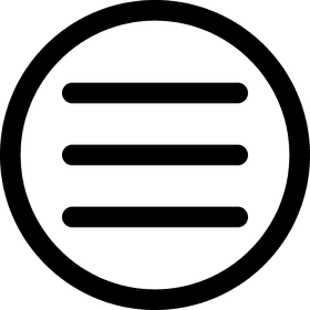 Minimalist Button Icon for Navigation PNG