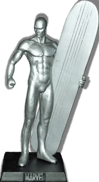 Marvel's Silver Surfer Cosmic Hero on a Mission PNG