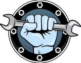 Hand of Tools Strength and Precision PNG