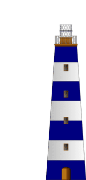Stripes of Light The Guiding Lighthouse PNG
