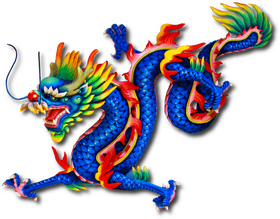 Majestic Dragon Fruit Guardian PNG