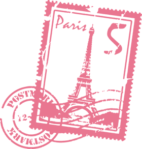 Parisian Rubber Stamp Delight PNG