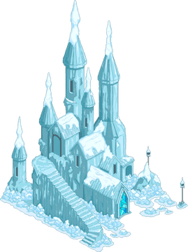 Ice Cube Castle of Winter Dreams PNG