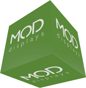 Modern Ice Cube Display Solution PNG