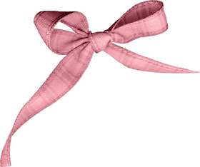 Elegant Pink Bow for Gift Wrapping PNG