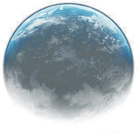 Mystic Blue Planet of Endless Wonders PNG