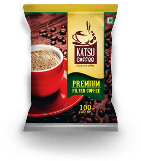 Katsu Premium Filter Coffee Delight PNG