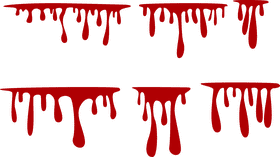 Dripping Blood A Visual Symmetry PNG