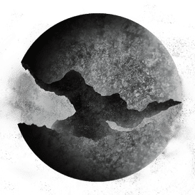 Mystical Shadow Planet of Cosmic Secrets PNG