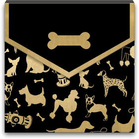 Stylish Sticky Note for Dog Lovers PNG