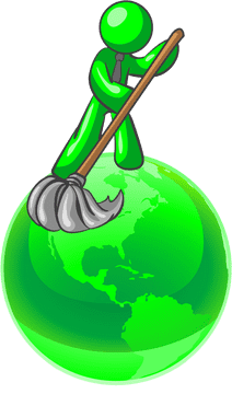 Eco-Friendly Clean Tool for a Greener Planet PNG