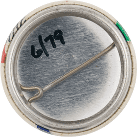 Bottom View of a Vintage Button PNG