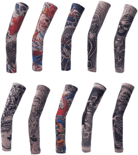 Artful Tattoo Sleeve Showcase Collection PNG