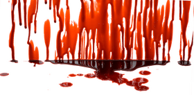 Blood Drips and Splashes in Dark PNG