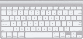 Sleek Wireless Keyboard for Aesthetic Workspaces PNG
