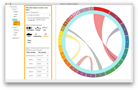 Ribbons of Data Visualizing Connections and Relationships PNG