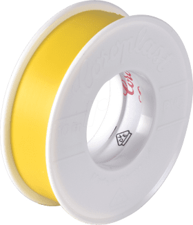 Bright Yellow Adhesive Tape for Versatile Use PNG