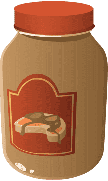 Delicious Peanut Butter Jar for Snacking Delight PNG