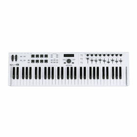 Artistic MIDI Keyboard for Creative Musicians PNG