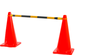 Traffic Safety Ice Cream Cone Barrier PNG