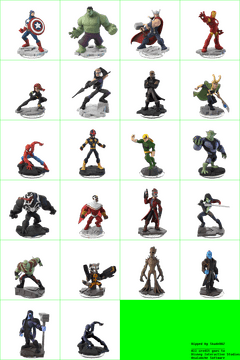 Marvel Heroes and Villains Showcase Collection PNG
