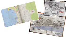 Exploration Map Collection Discovering Hidden Gems PNG