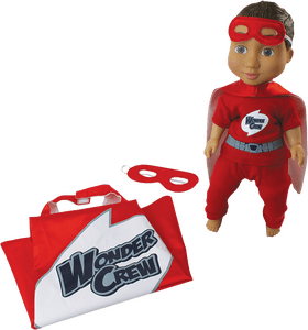 Wonder Crew Superhero Action Figure Set PNG