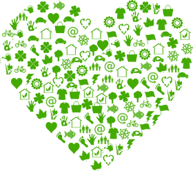 Ecology A Heart for Sustainable Living PNG