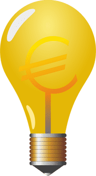Light Bulb of Economic Ideas PNG