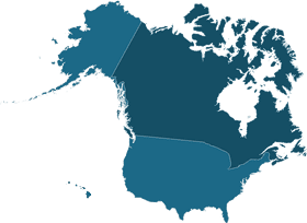 North American Regional Map Overview PNG