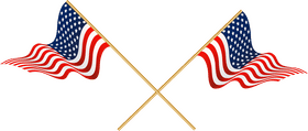 United States Party Flag Celebration Design PNG