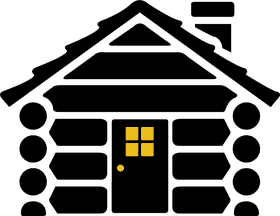 Cozy Mountain Cabin Retreat in Nature PNG